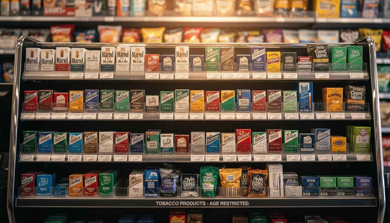 retail cigarette display