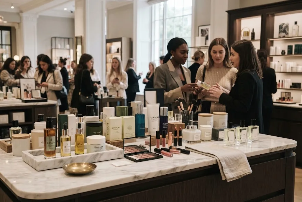 UK beauty industry products and modern beauty market