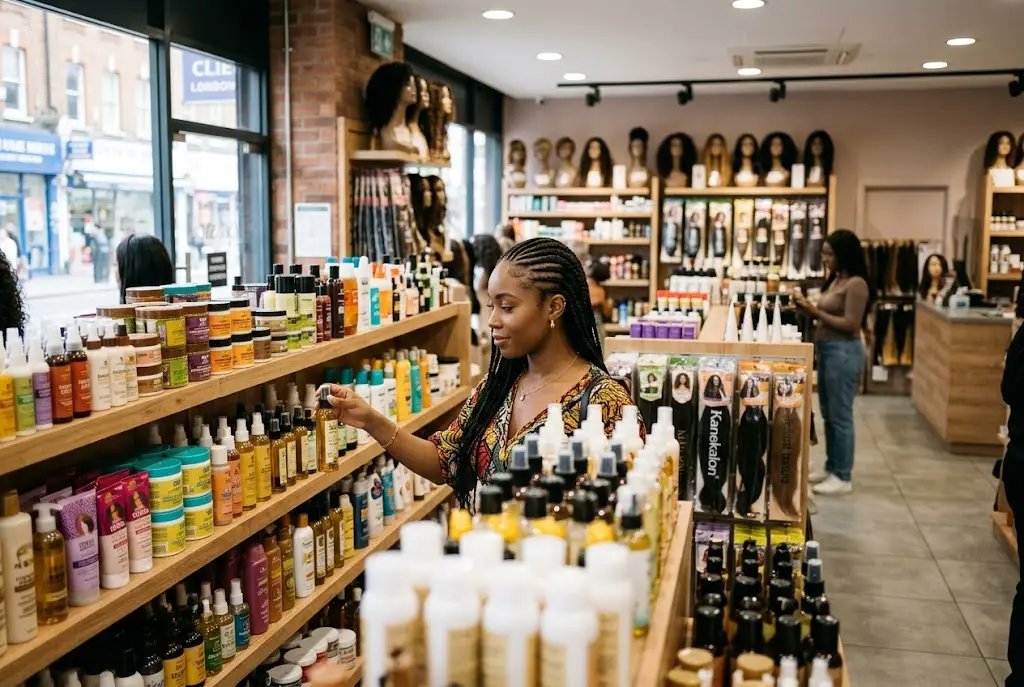 Black hair shop near me with Afro-Caribbean hair products in the UK