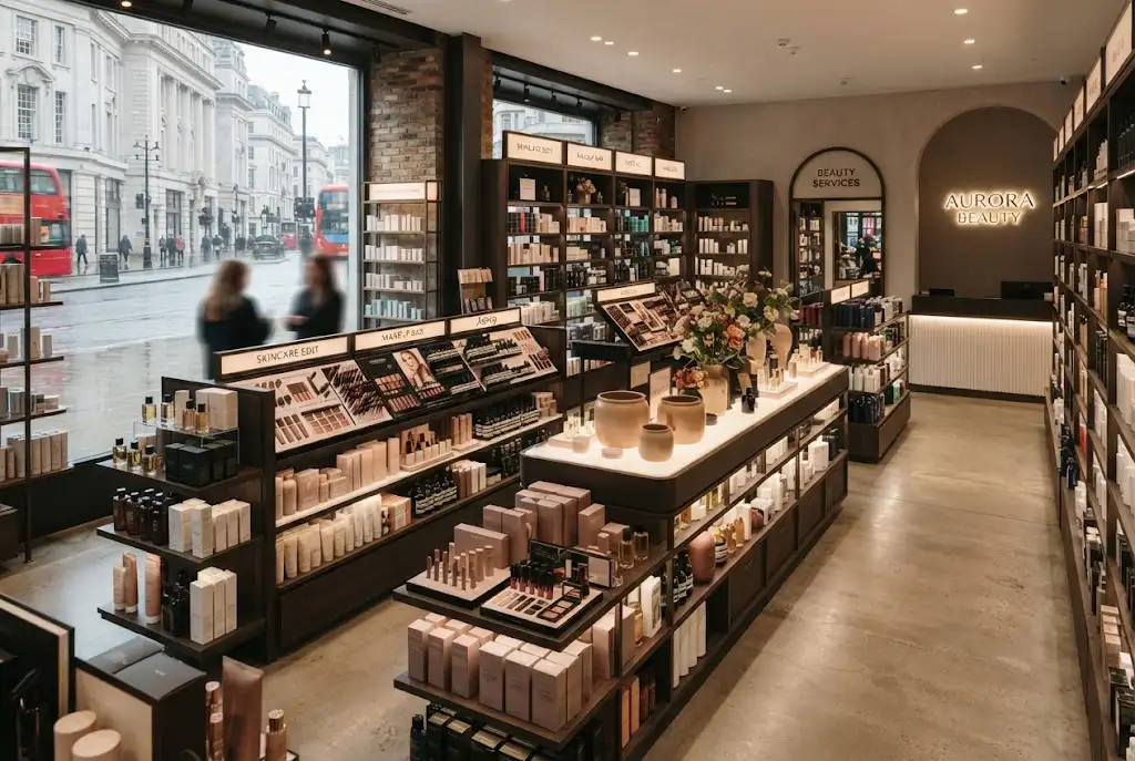 Cosmetics shop near me with makeup, skincare and beauty products